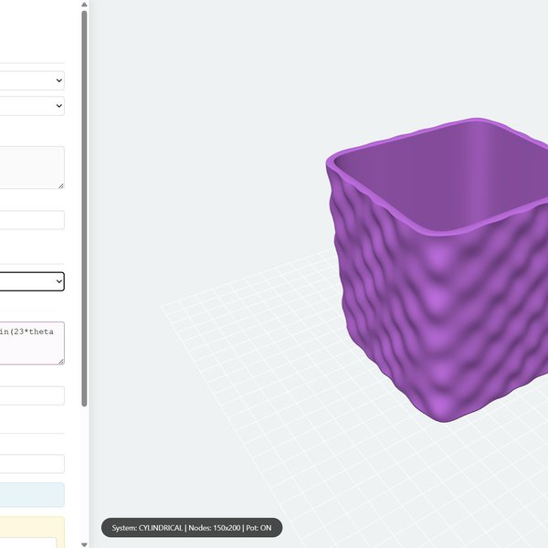Equation-Driven Pots | Hackaday.io