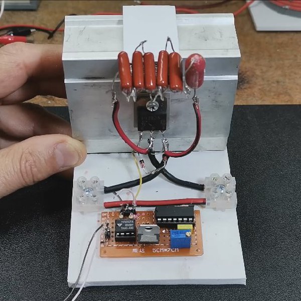 Single Mosfet - Class E - Solid State Tesla Coil | Hackaday.io