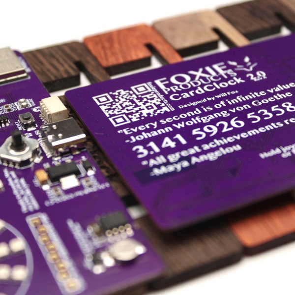 Foxie CardClock 2.0 | Hackaday.io