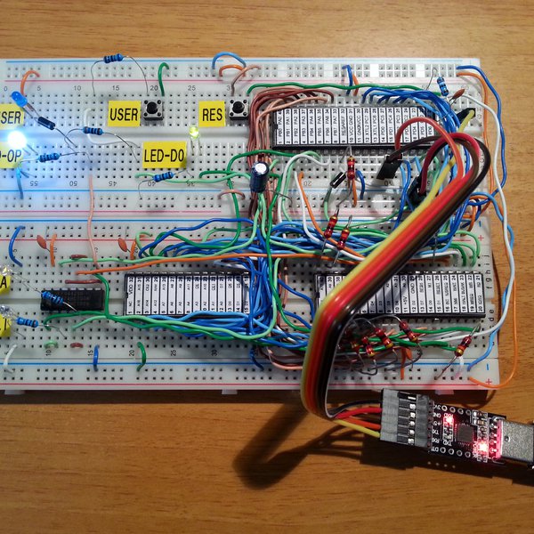 A 4$, 4ICs, Z80 homemade computer on breadboard | Hackaday.io