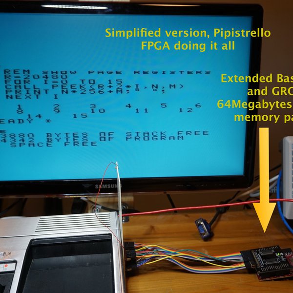 TI-99/4A memory extension with Pipistrello FPGA | Hackaday.io