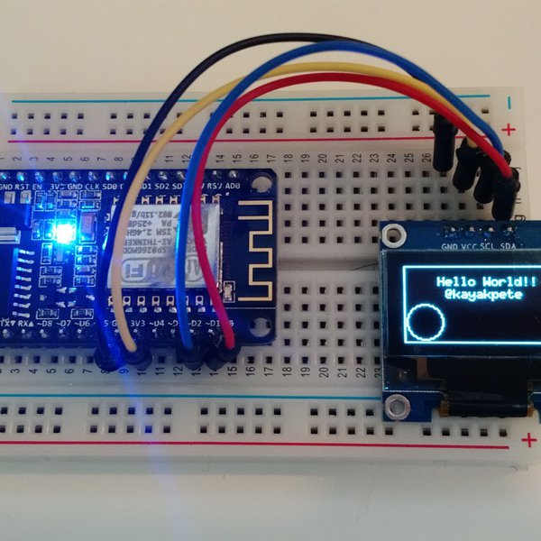 ESP8266 + OLED Display | Hackaday.io