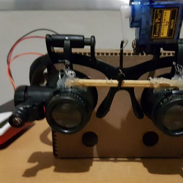 Voice-controlled magnification glasses - Raspberry Pi