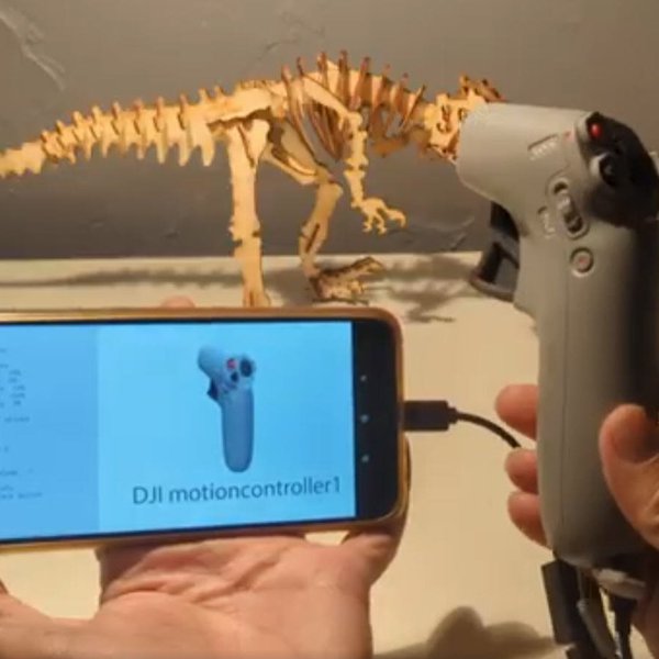Hacking DJI motion controller as regular joystick | Hackaday.io