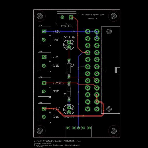 ATX Power Supply Breakout Board | Hackaday.io