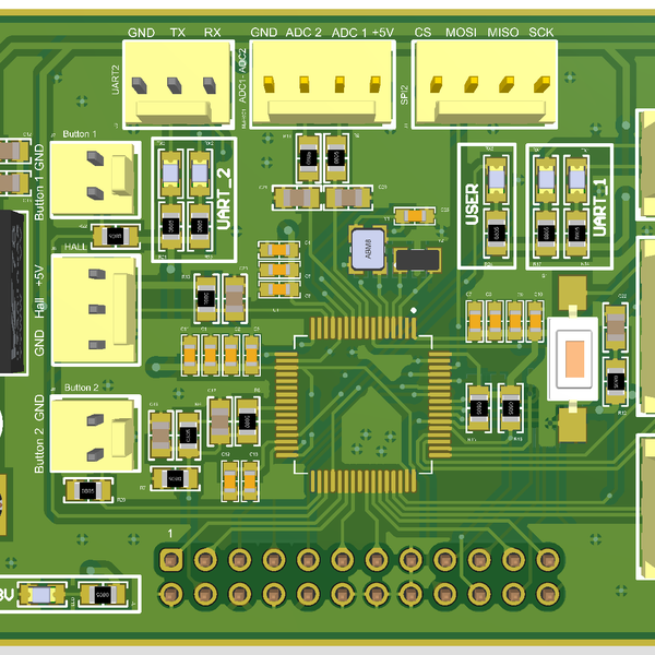 High Power BLDC Motor Controller with STM32F446RET Hackaday.io