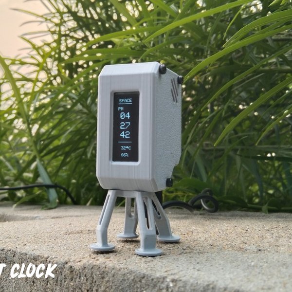 OrbitClock – a Tiny Space IoT Environmental Clock | Hackaday.io