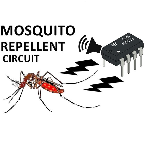 Mosquito Repellent circuit using 555 timer | Hackaday.io