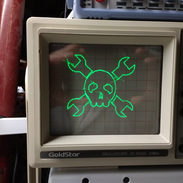 Oscilloscope Vector Game Display Hackaday.io