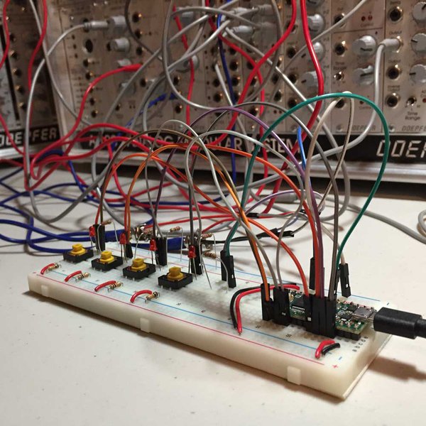 Eurorack 4-Step Trigger Sequencer Prototype | Hackaday.io