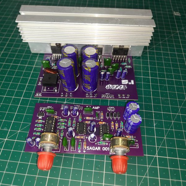 Making a 200watts 5.1 channel Audio Amplifier | Hackaday.io