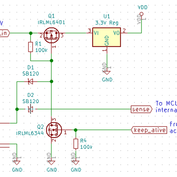 Схема включения irlml6402