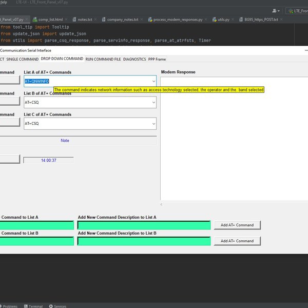 LTE-modem-AT-command-tester | Hackaday.io