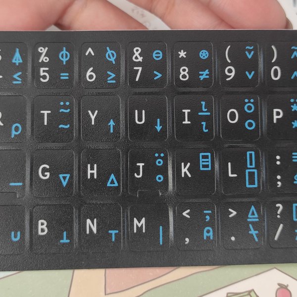 APL Language Keyboard Sticker Set | Hackaday.io