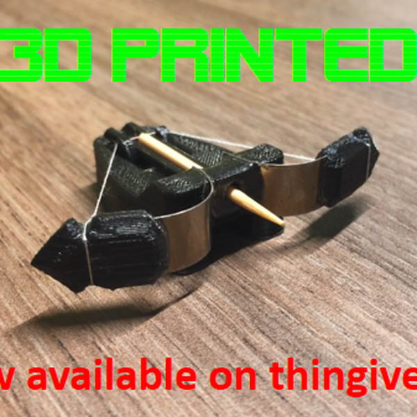 Mini 3D printable crossbow | Hackaday.io