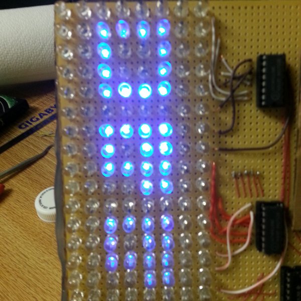 LED Matrix Tetris (class project) | Hackaday.io