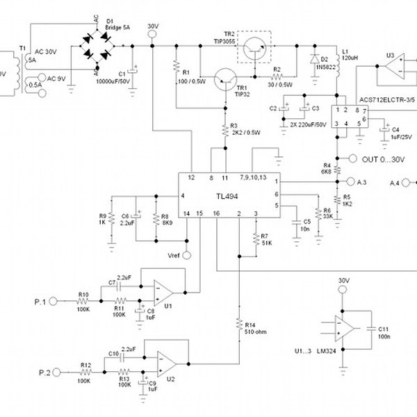 Adjustable 1-30V Laboratory Power Supply | Hackaday.io