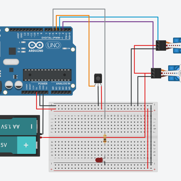 Infrared Controlled Laser Turret | Hackaday.io