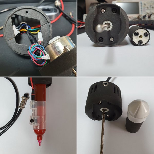 Electronic solder paste dispenser Hackaday.io