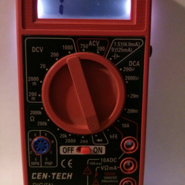 Multimeter Light Modification | Hackaday.io