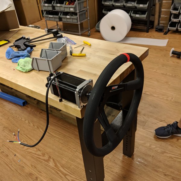 ExacT force feedback steering wheel Hackaday.io