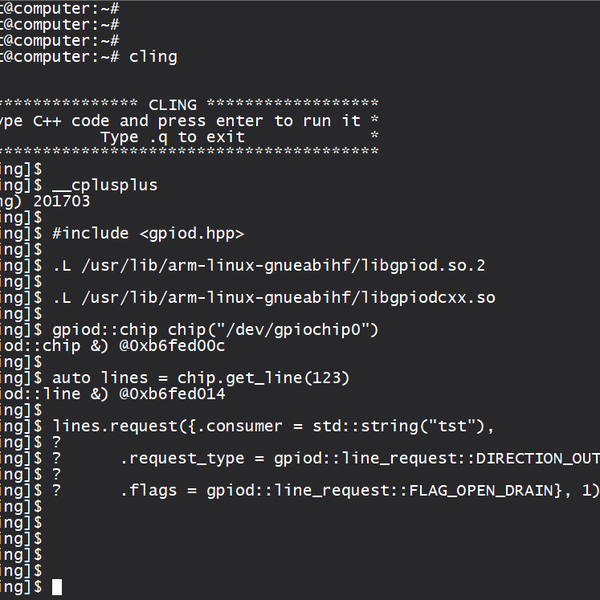 Run A C/C++ Interpreter on Your ARM-based Board | Hackaday.io