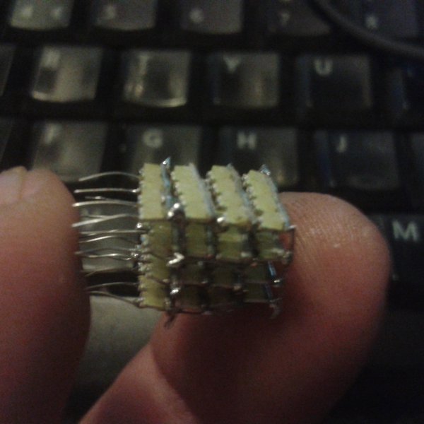 Smallest 4x4x4 LED Cube Yet | Hackaday.io
