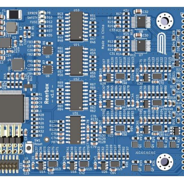 "Rear Box" as multitasking PCB on FS Car | Hackaday.io
