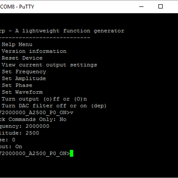 Chirp! A Low Cost Function Generator Hackaday.io