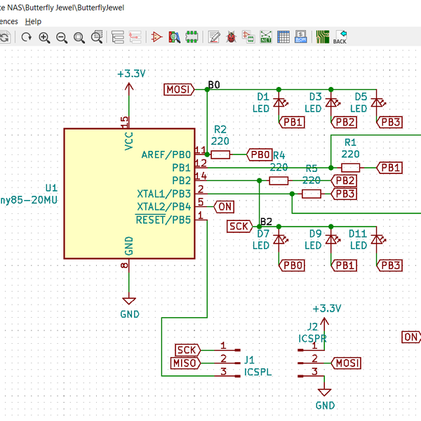 Electronic butterfly jewel | Hackaday.io