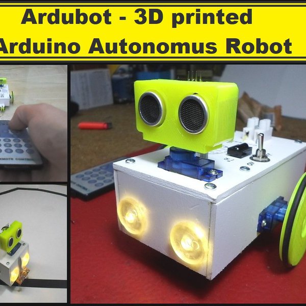 ARDUBOT - 3D printed Arduino Robot | Hackaday.io