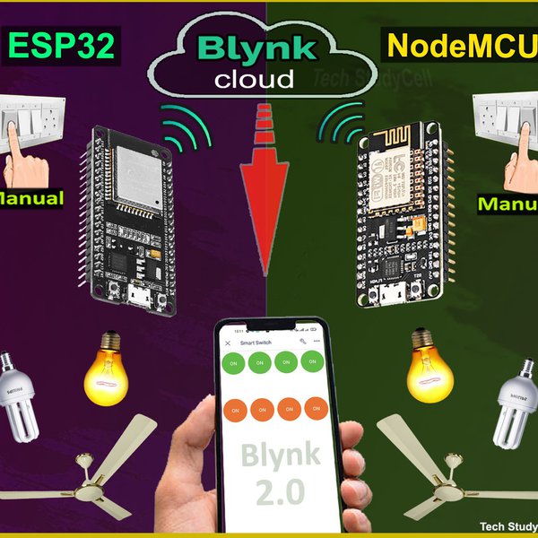 Iot Project Using Esp32 Nodemcu Network With Blynk Hackaday Io