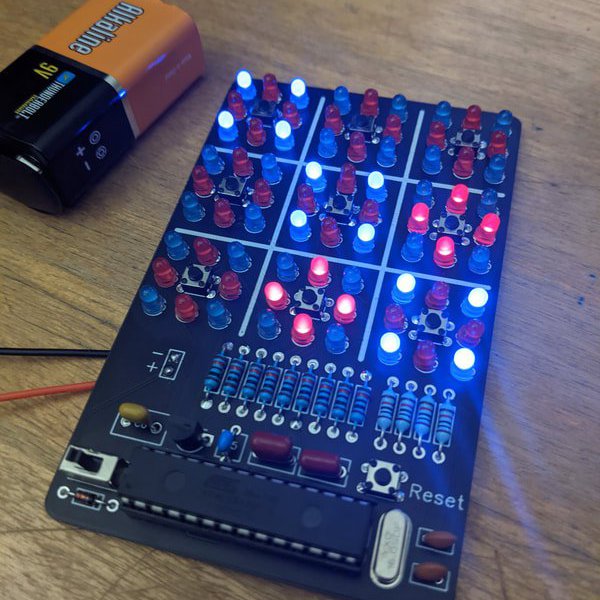 Tic Tac Toe Soldering Kit | Hackaday.io