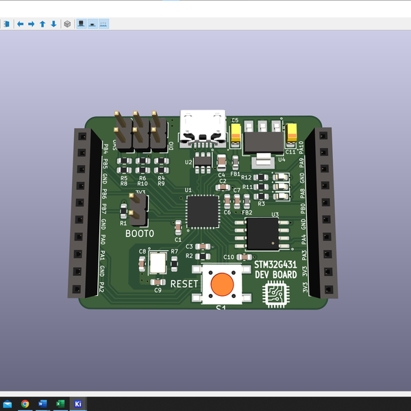 Stm32g4 Dev Board Hackaday Io Stm32g4 Dev Board Hackaday Io