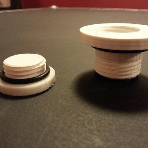 3D Printed airmattress plug. Hackaday.io