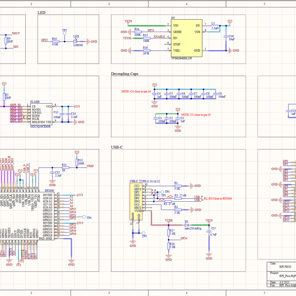 Raspberry Pi Pico in Altium AvocadoPi | Hackaday.io