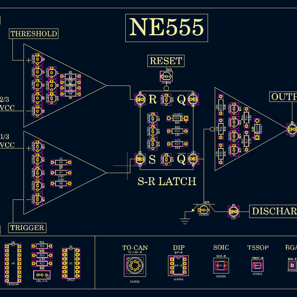 Deconstructed 555 Timer (OURE) | Hackaday.io