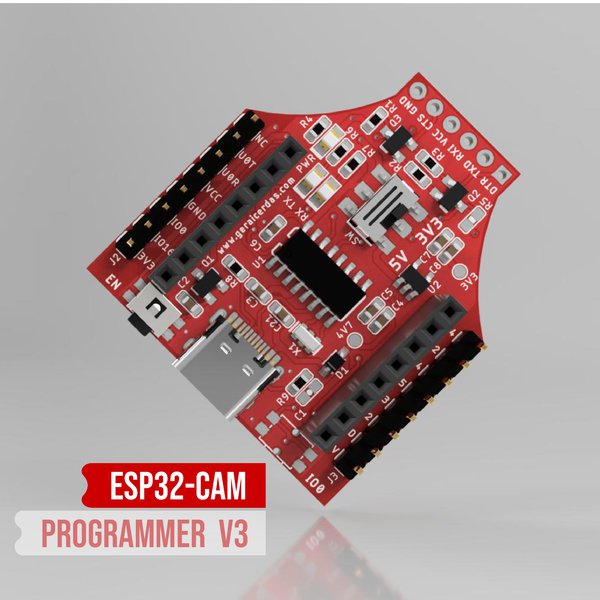 ESP32-CAM DIY Programming Shield 