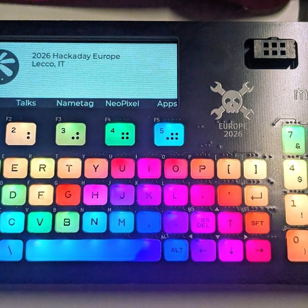 Communicator Badge Full RGB Keyboard