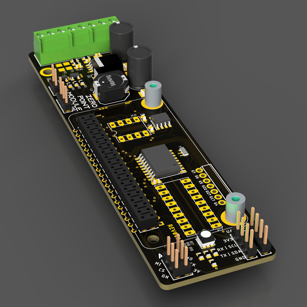 Zero Point Module 3d Print File ZeroPointModule a Zero 2 W carrier for 3D printing | Hackaday.io