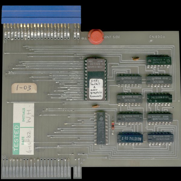 ZX81 hi-res graphics board G007 | Hackaday.io