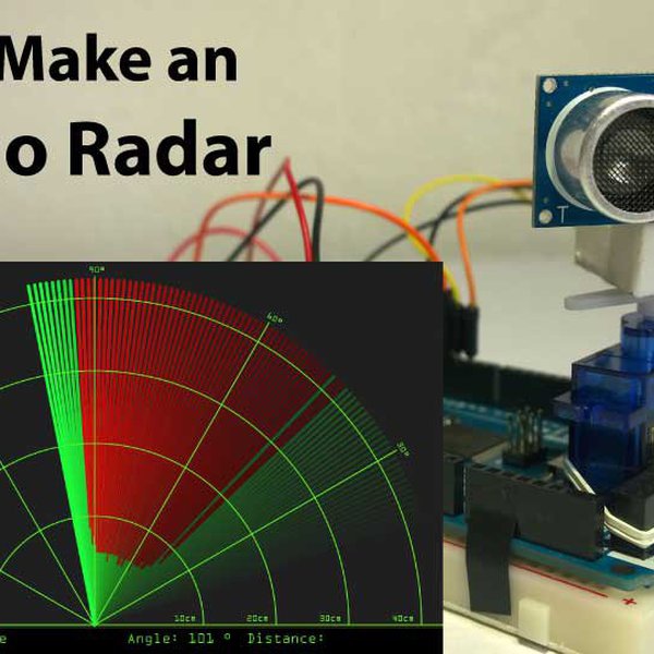 Radar ultrasonico arduino programa disponível | Hackaday.io