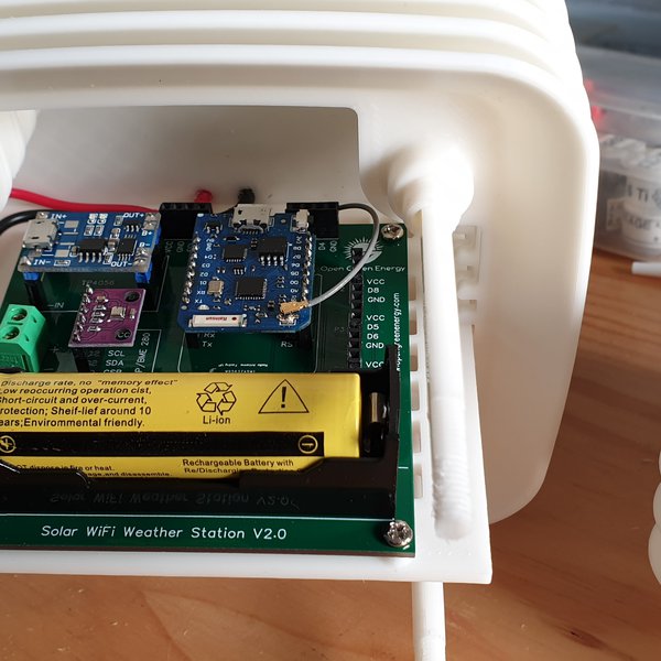 Solar Powered WiFi Weather Station V2.0 | Hackaday.io