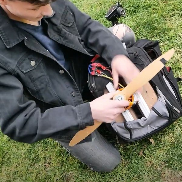 PARAMOTOR POWERED BACKPACK ON SCATEBOARD | Hackaday.io