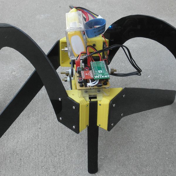 Twitch fast 3 servo hexapod Hackaday.io