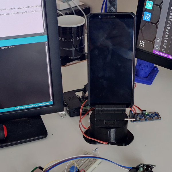 Face Tracking Mobilephone Turret | Hackaday.io