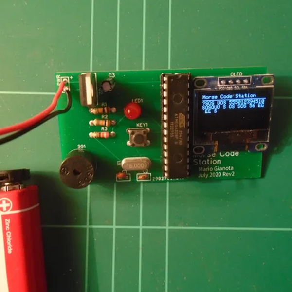 Arduino Morse Code Station | Hackaday.io