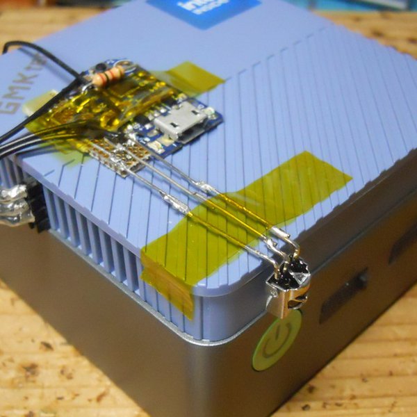 IR power switch for NucBox G5 | Hackaday.io