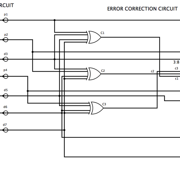 HAMMING CODE ERROR DETECTION ELECTRONIC CIRCUIT | Hackaday.io - 600 x 600 png 38kB