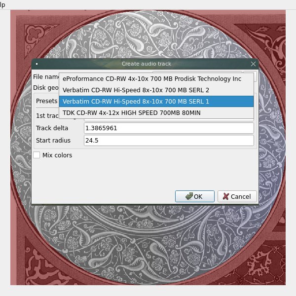 Burning Pictures on a Compact Disc Surface | Hackaday.io